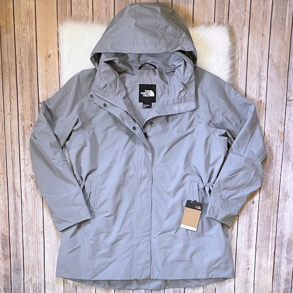 The North Face Women's Plus Westoak City Trench In Grey - Picture 3 of 10
